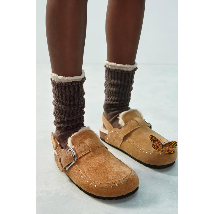 КОЖАНЫЕ САБО С ПОДКЛАДКОЙ