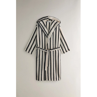 GEOMETRIC JACQUARD BATHROBE