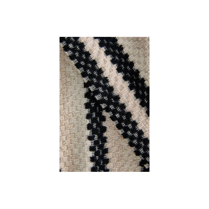 GEOMETRIC JACQUARD BATHROBE