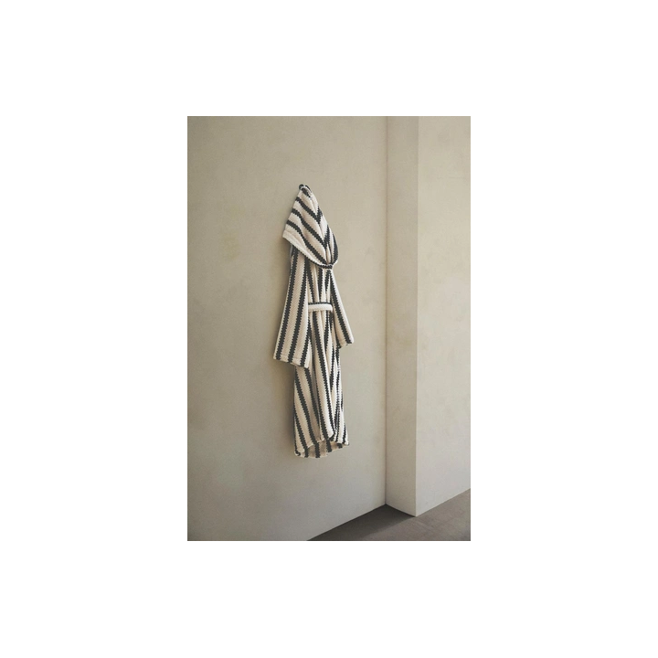 GEOMETRIC JACQUARD BATHROBE