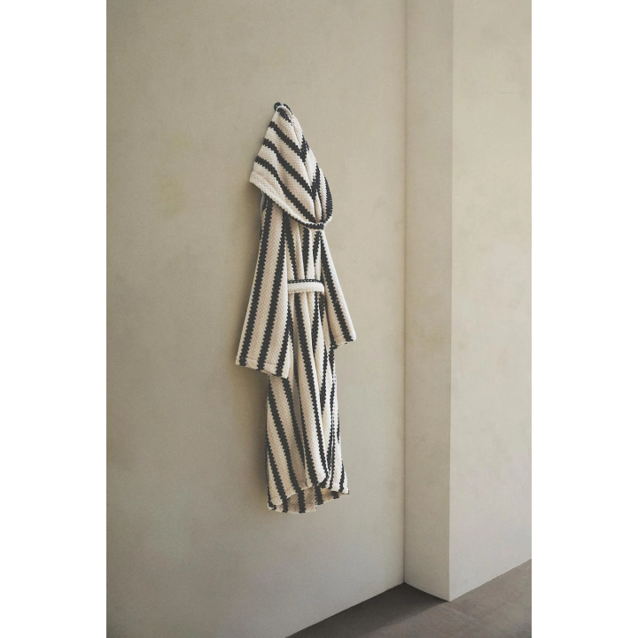 GEOMETRIC JACQUARD BATHROBE