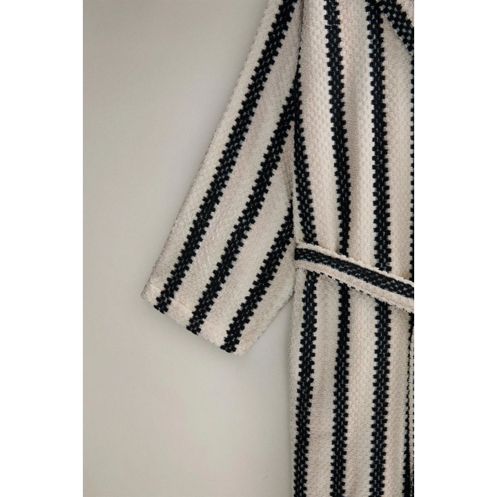 GEOMETRIC JACQUARD BATHROBE