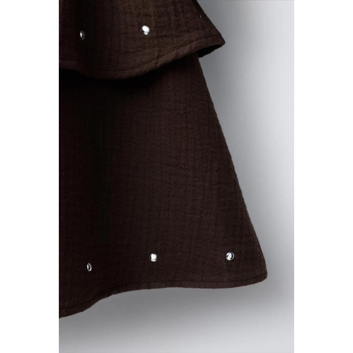 ПЛАТЬЕ С ВОЛАНАМИ И ЗАКЛЕПКАМИ