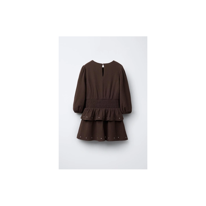 ПЛАТЬЕ С ВОЛАНАМИ И ЗАКЛЕПКАМИ