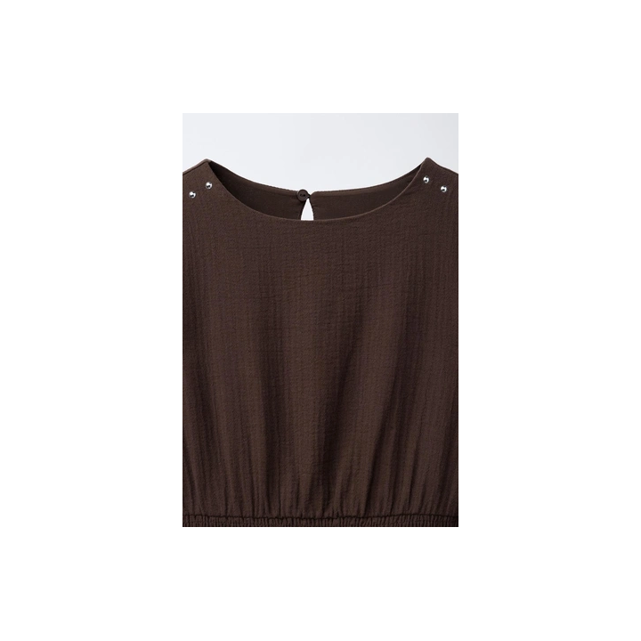 ПЛАТЬЕ С ВОЛАНАМИ И ЗАКЛЕПКАМИ