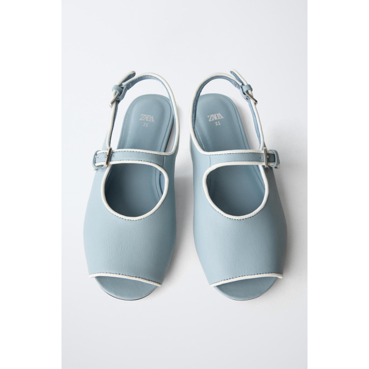 БАЛЕТКИ-МЮЛИ С ОКОНТОВКОЙ