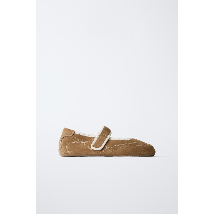 ЗАМШЕВЫЕ СПОРТИВНЫЕ БАЛЕТКИ