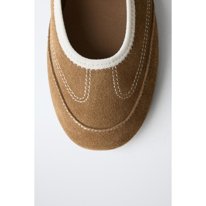 ЗАМШЕВЫЕ СПОРТИВНЫЕ БАЛЕТКИ