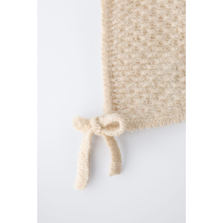 ТРИКОТАЖНЫЙ ЧЕПЧИК С ШЕРСТЬЮ