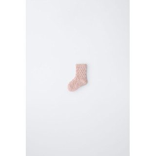 Носки из шерсти пастельно-розовые zara