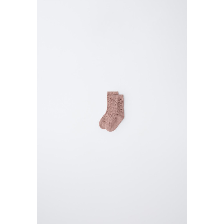 ВЯЗАНЫЕ НОСКИ ИЗ ХЛОПКА И ШЕЛКА