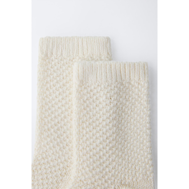 ТРИКОТАЖНЫЕ НОСКИ ИЗ ХЛОПКА И ШЕЛКА