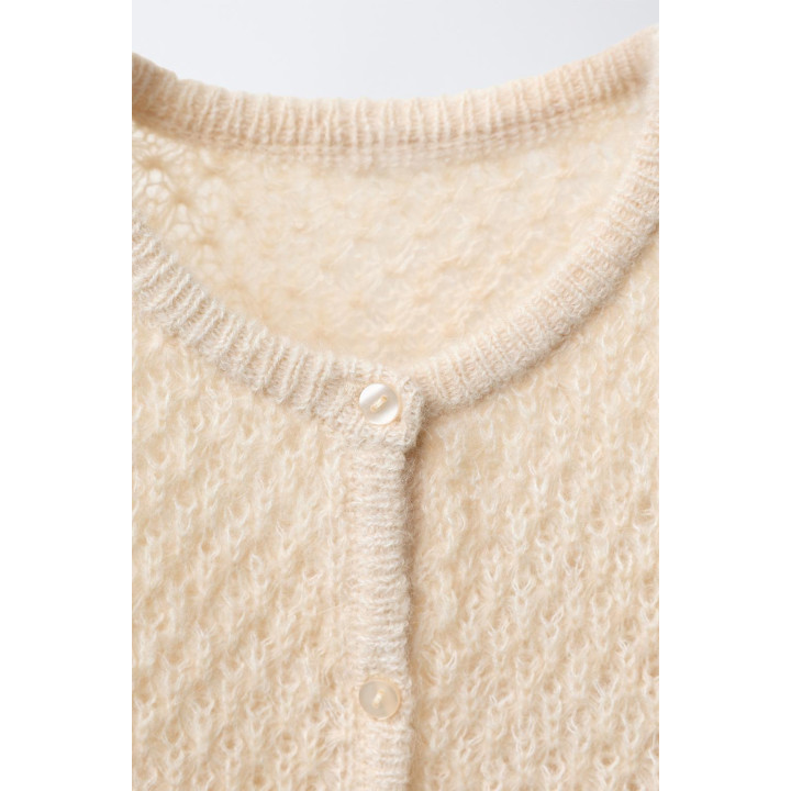 Кардиган из шерсти и альпаки