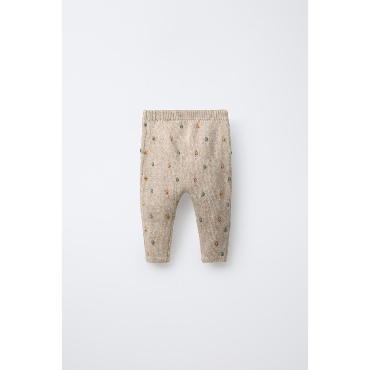 ТРИКОТАЖНЫЕ БРЮКИ С ШАРИКАМИ