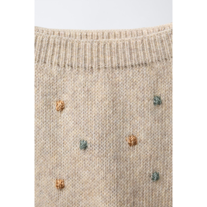 ТРИКОТАЖНЫЕ БРЮКИ С ШАРИКАМИ