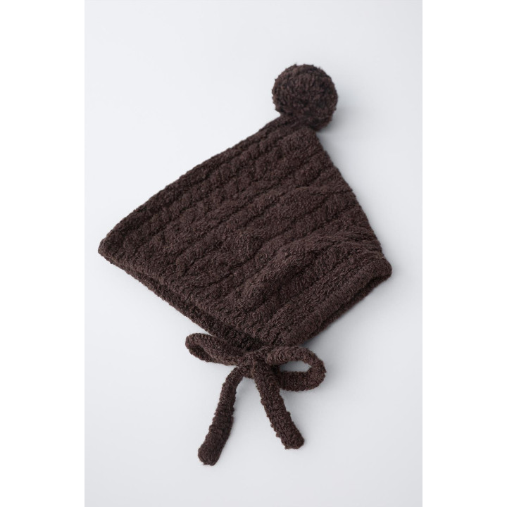 ЧЕПЧИК ВЯЗКИ «КОСЫ» С ПОМПОНОМ