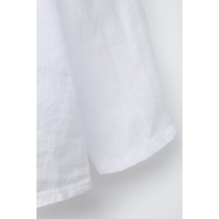 ОДНОТОННАЯ ЛЬНЯНАЯ РУБАШКА