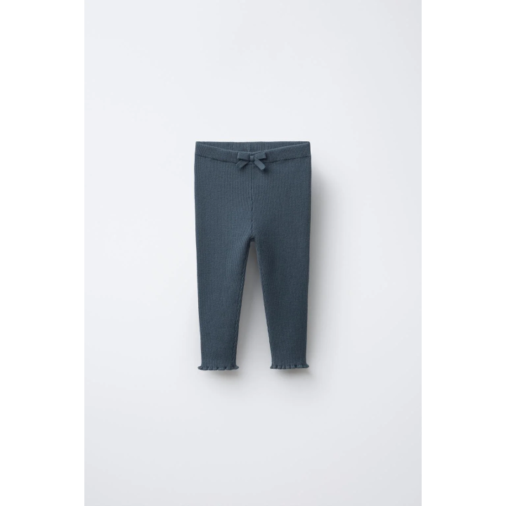 ТРИКОТАЖНЫЕ ЛЕГИНСЫ С БАНТОМ