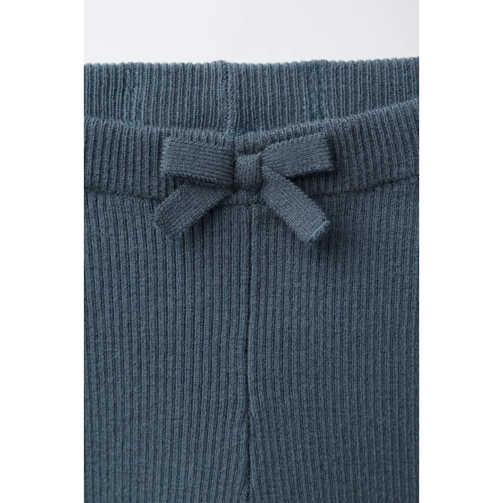 ТРИКОТАЖНЫЕ ЛЕГИНСЫ С БАНТОМ