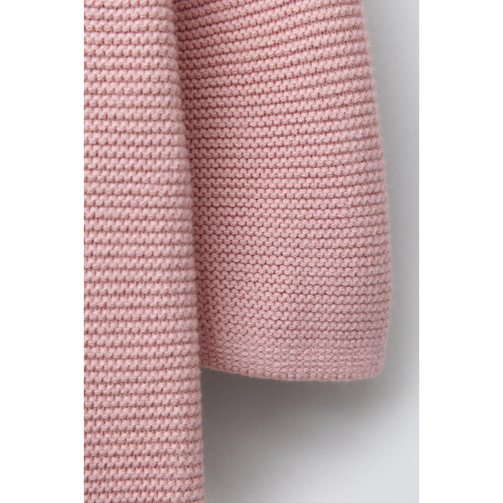 ВЯЗАНЫЙ КОМБИНЕЗОН С КРУЖЕВОМ КРОШЕ