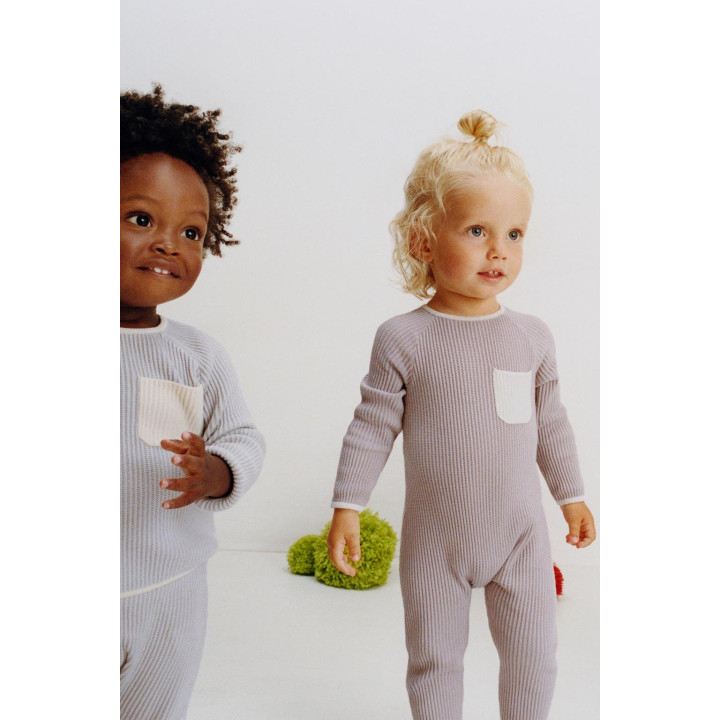 ДЖЕМПЕР С КОНТРАСТНОЙ ОТДЕЛКОЙ