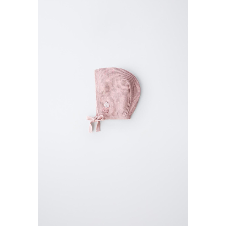 ТРИКОТАЖНЫЙ ЧЕПЧИК ВЯЗКИ ИНТЕРЛОК С ЦВЕТАМИ КРОШЕ