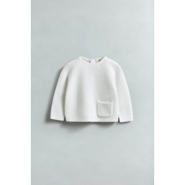 СВИТЕР С КАРМАНОМ