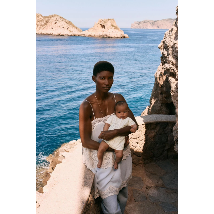 КОМБИНЕЗОН ИЗ ХЛОПКА И ШЕЛКА