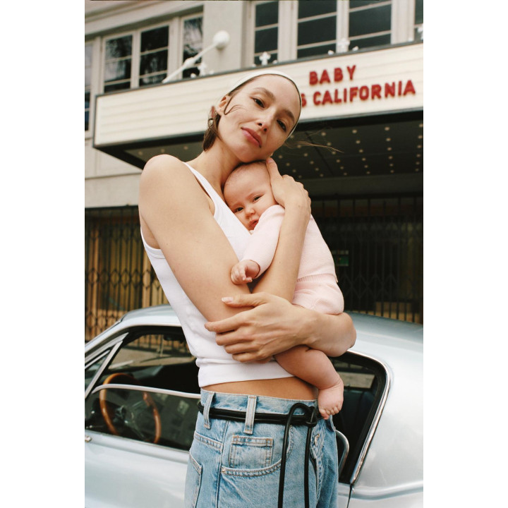 СВИТЕР ИЗ ТРИКОТАЖА С ГОРЛОВИНОЙ ИЗ КРУЖЕВА КРОШЕ