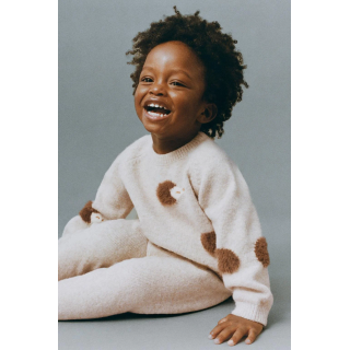 СВИТЕР С УЗОРОМ «ЕЖИКИ»