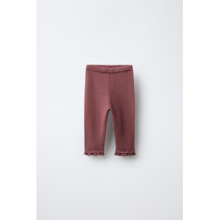 ТРИКОТАЖНЫЕ ЛЕГИНСЫ С КРУЖЕВОМ