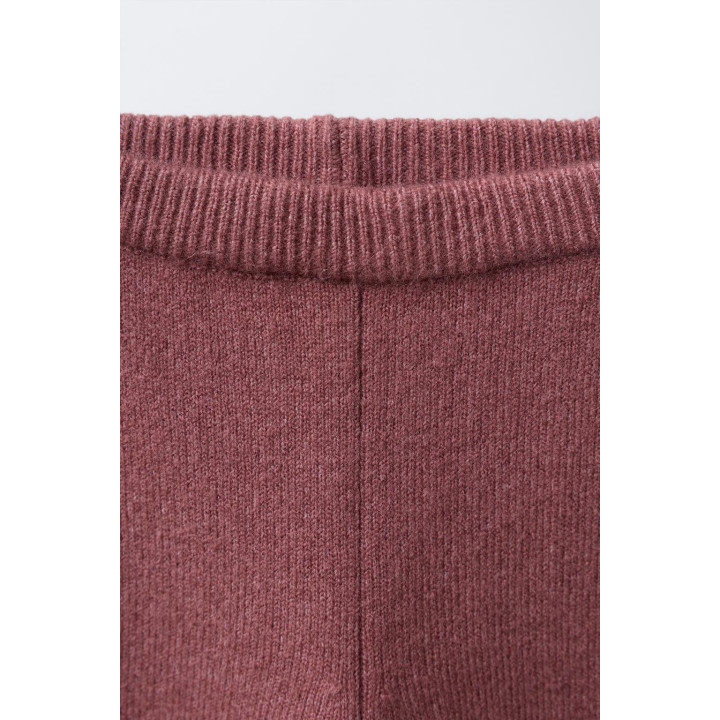 ТРИКОТАЖНЫЕ ЛЕГИНСЫ С КРУЖЕВОМ