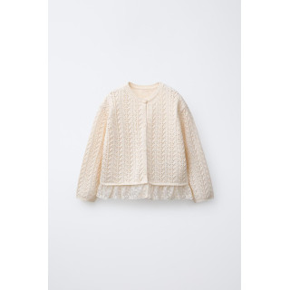 РОМАНТИЧНЫЙ ВЯЗАНЫЙ КАРДИГАН