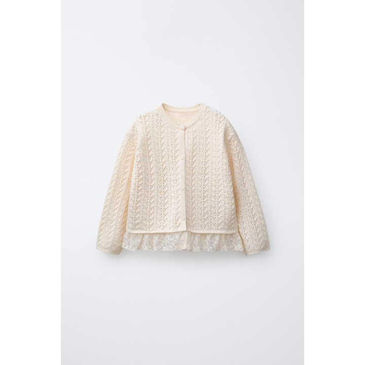 РОМАНТИЧНЫЙ ВЯЗАНЫЙ КАРДИГАН