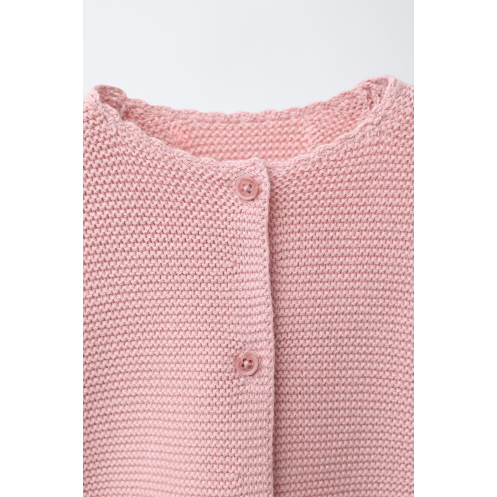 ВЯЗАНЫЙ КАРДИГАН С ВОЛНАМИ