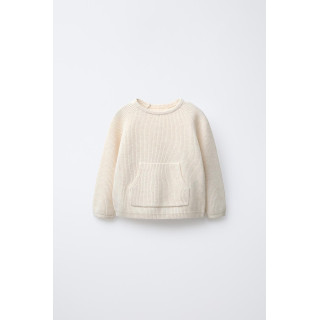 ТРИКОТАЖНЫЙ ДЖЕМПЕР С КАРМАНОМ