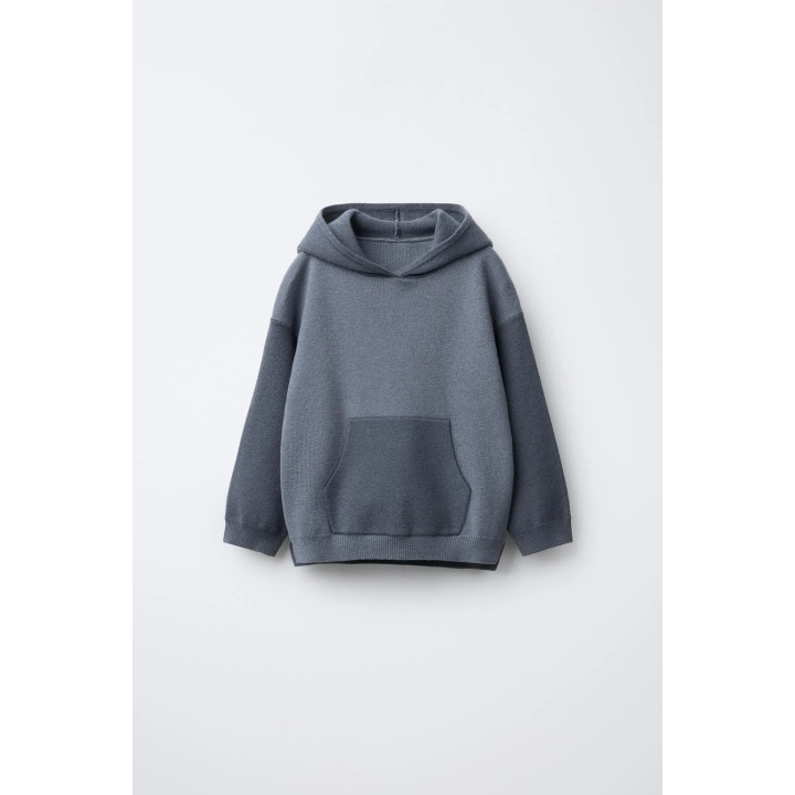 ТРИКОТАЖНЫЙ ДЖЕМПЕР С КАПЮШОНОМ