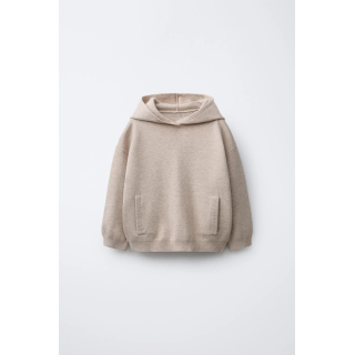 ТРИКОТАЖНАЯ ТОЛСТОВКА С КАПЮШОНОМ