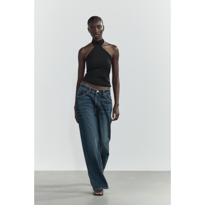 ТОП ИЗ ПОЛИАМИДА С ГОРЛОВИНОЙ ХАЛТЕР