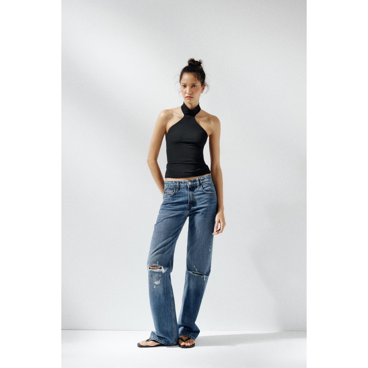 ТОП ИЗ ПОЛИАМИДА С ГОРЛОВИНОЙ ХАЛТЕР