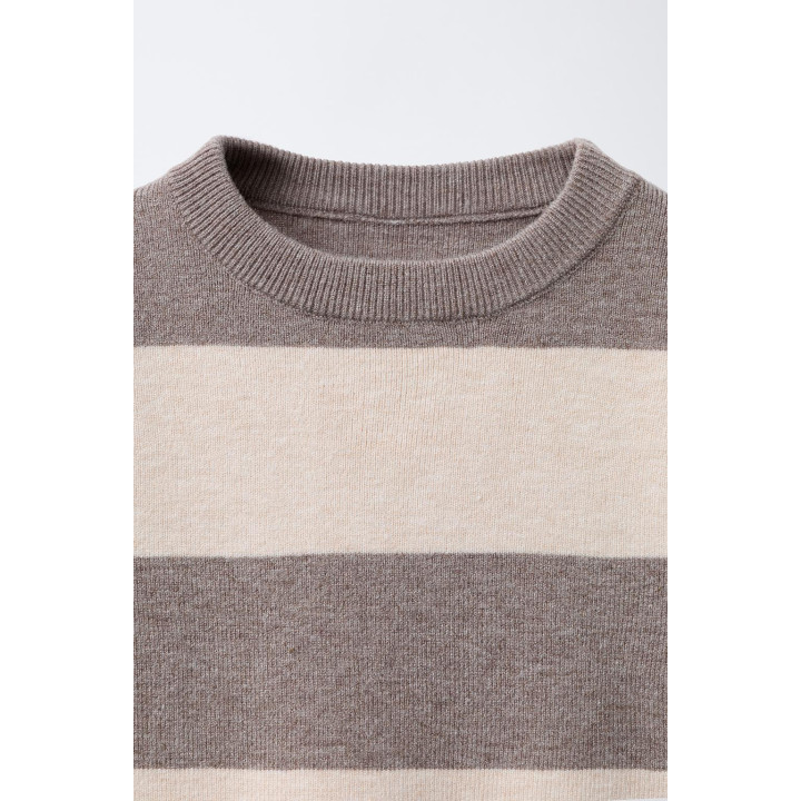 ТРИКОТАЖНЫЙ ДЖЕМПЕР В ПОЛОСКУ