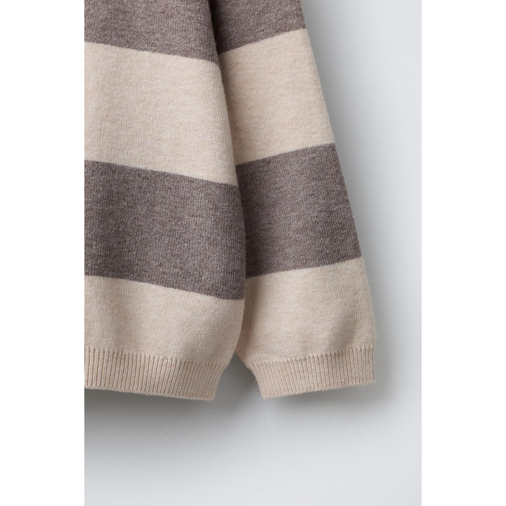 ТРИКОТАЖНЫЙ ДЖЕМПЕР В ПОЛОСКУ