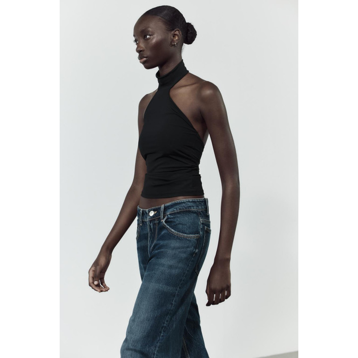 ТОП ИЗ ПОЛИАМИДА С ГОРЛОВИНОЙ ХАЛТЕР