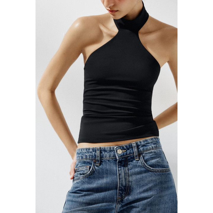 ТОП ИЗ ПОЛИАМИДА С ГОРЛОВИНОЙ ХАЛТЕР