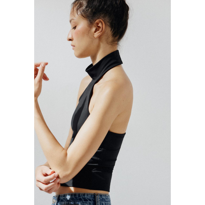 ТОП ИЗ ПОЛИАМИДА С ГОРЛОВИНОЙ ХАЛТЕР