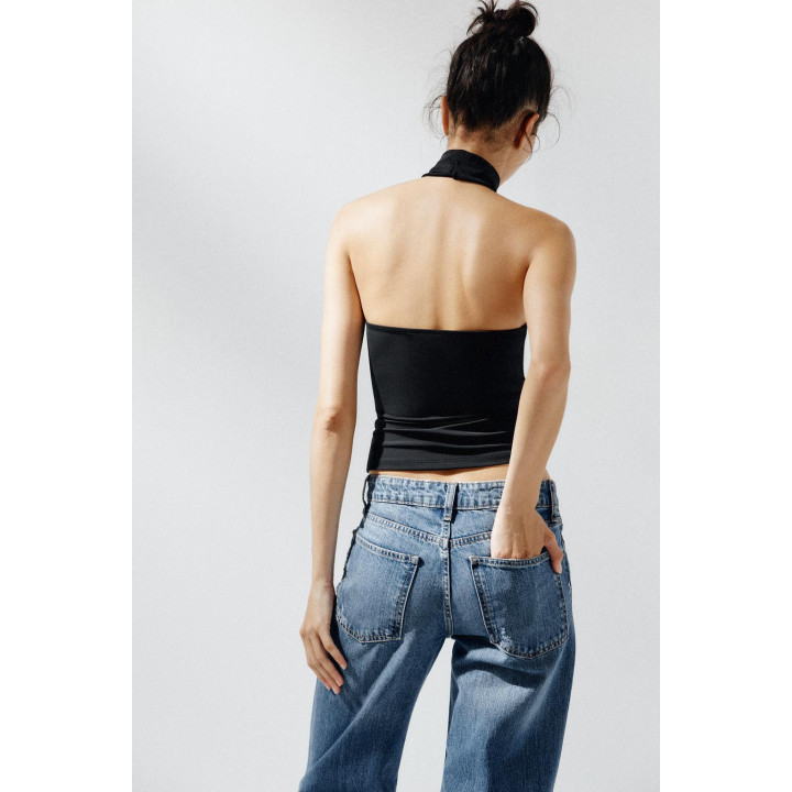 ТОП ИЗ ПОЛИАМИДА С ГОРЛОВИНОЙ ХАЛТЕР