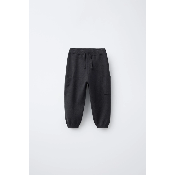 Штаны-джоггеры из вязаного трикотажа cargo