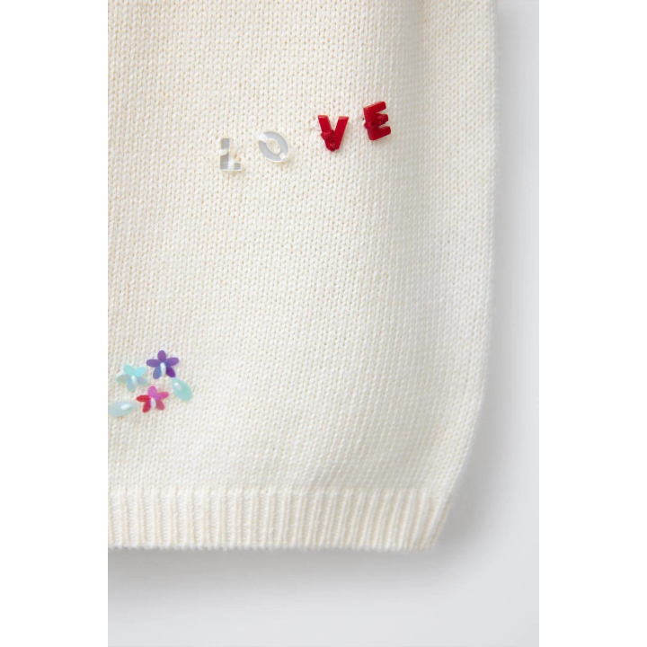 ТРИКОТАЖНЫЙ ТОП С БИСЕРОМ