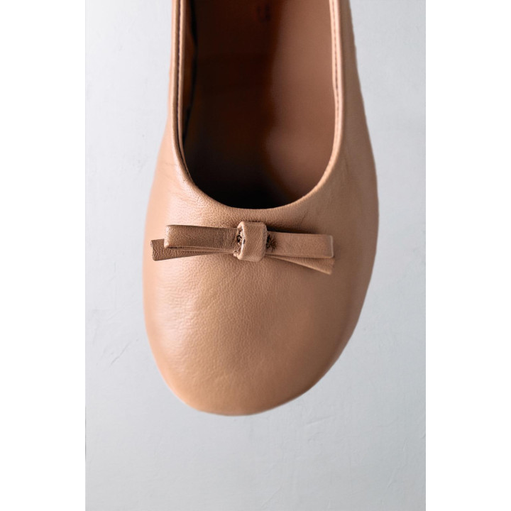 Балетки из кожи ограниченной коллекции