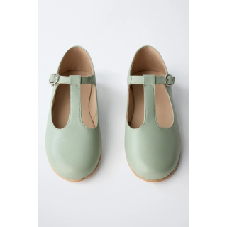 Туфли балетки t-bar из кожи - лимитированная коллекция